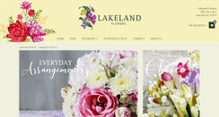 Desktop Screenshot of lakelandflowers.net